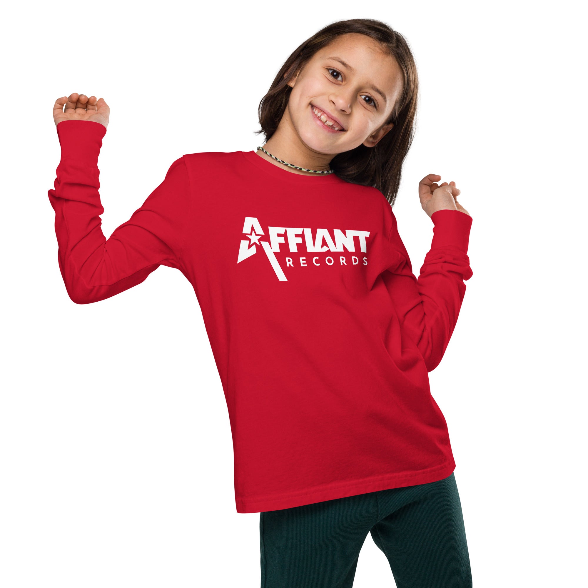 AFFIANT RECORDS - FULL LOGO YOUTH LONG SLEEVE TEE